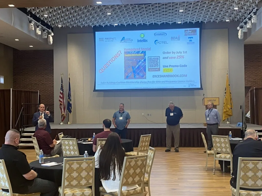 Speakers at the Safer Buildings Coalition seminar